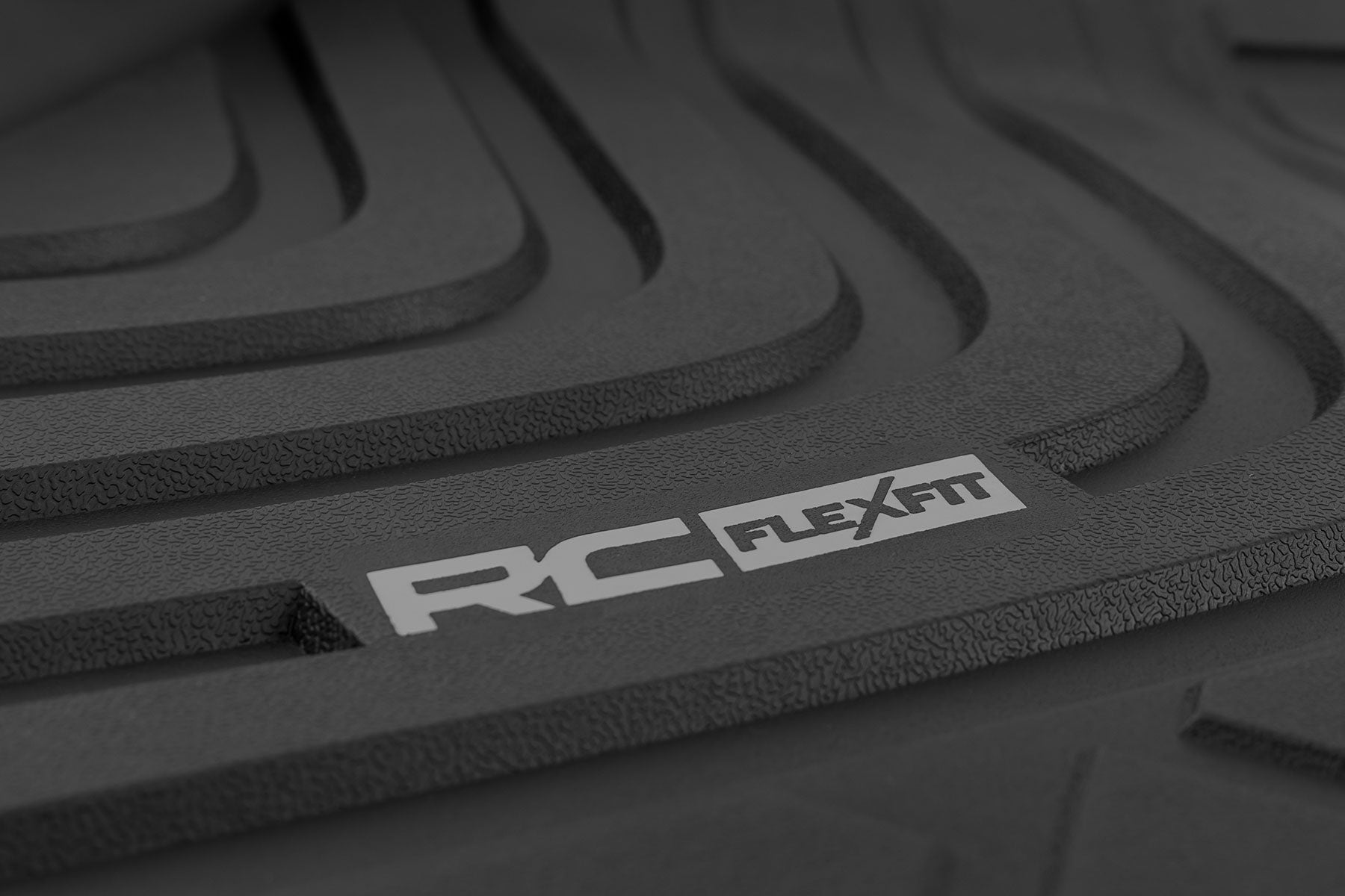 Flex-Fit Floor Mats FR & RR CrewMax Toyota Tundra 2WD/4WD (2022-2026) Rough Country