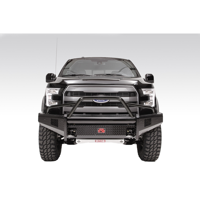 Fab Fours Black Steel Front Ranch Bumper w/ Pre Runner Guard Model FF09-K1962-1