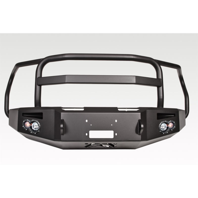 Fab Fours Premium Heavy Duty Winch Front Bumper w/ Grille Guard Model FF15-H3250-1