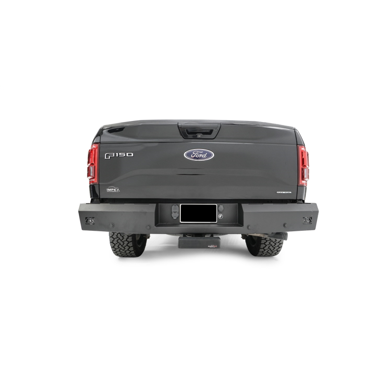 Fab Fours Red Steel Rear Bumper Model FF15-RT3250-1