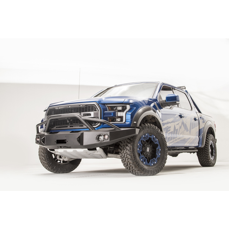 Fab Fours Premium Winch Front Bumper w/ Pre Runner Guard Model FF17-H4352-1