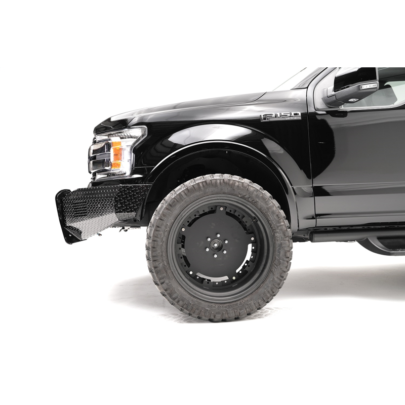 Fab Fours Black Steel Front Bumper Model FF18-K4561-1