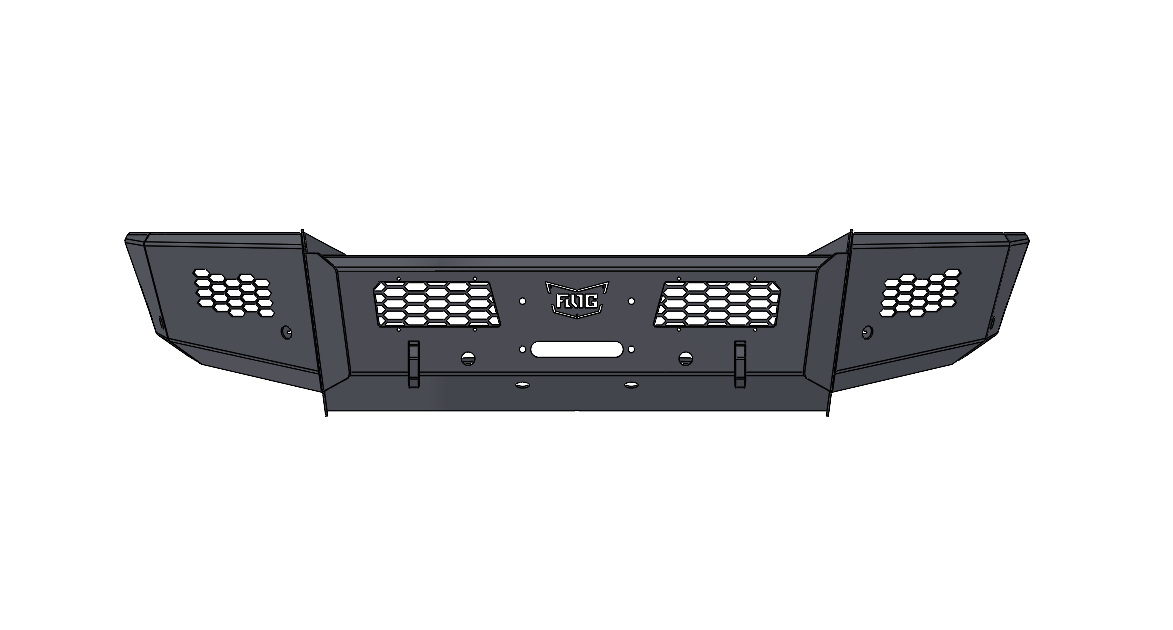 Frontier Series 2025+ Dodge Ram 2500/3500 Front Bumper - Base