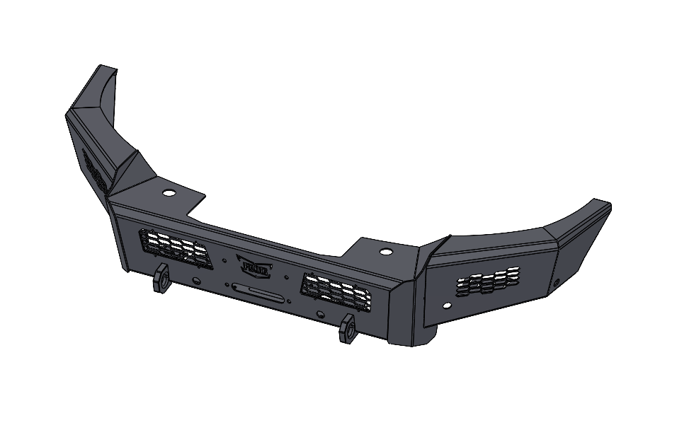 Frontier Series 2025+ Dodge Ram 2500/3500 Front Bumper - Base