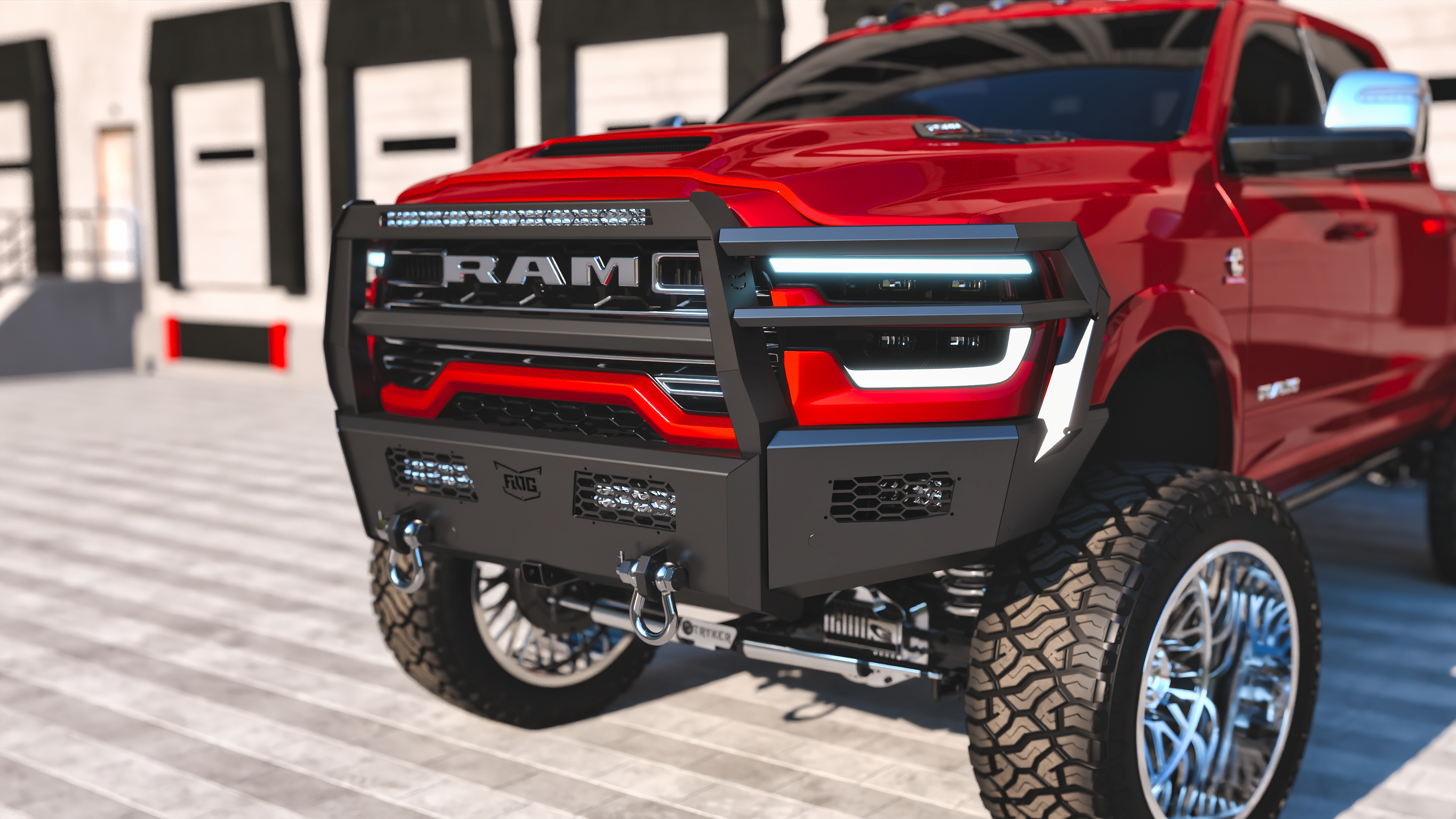 Frontier Series 2025+ Dodge Ram 2500/3500 Front Bumper - Full Guard