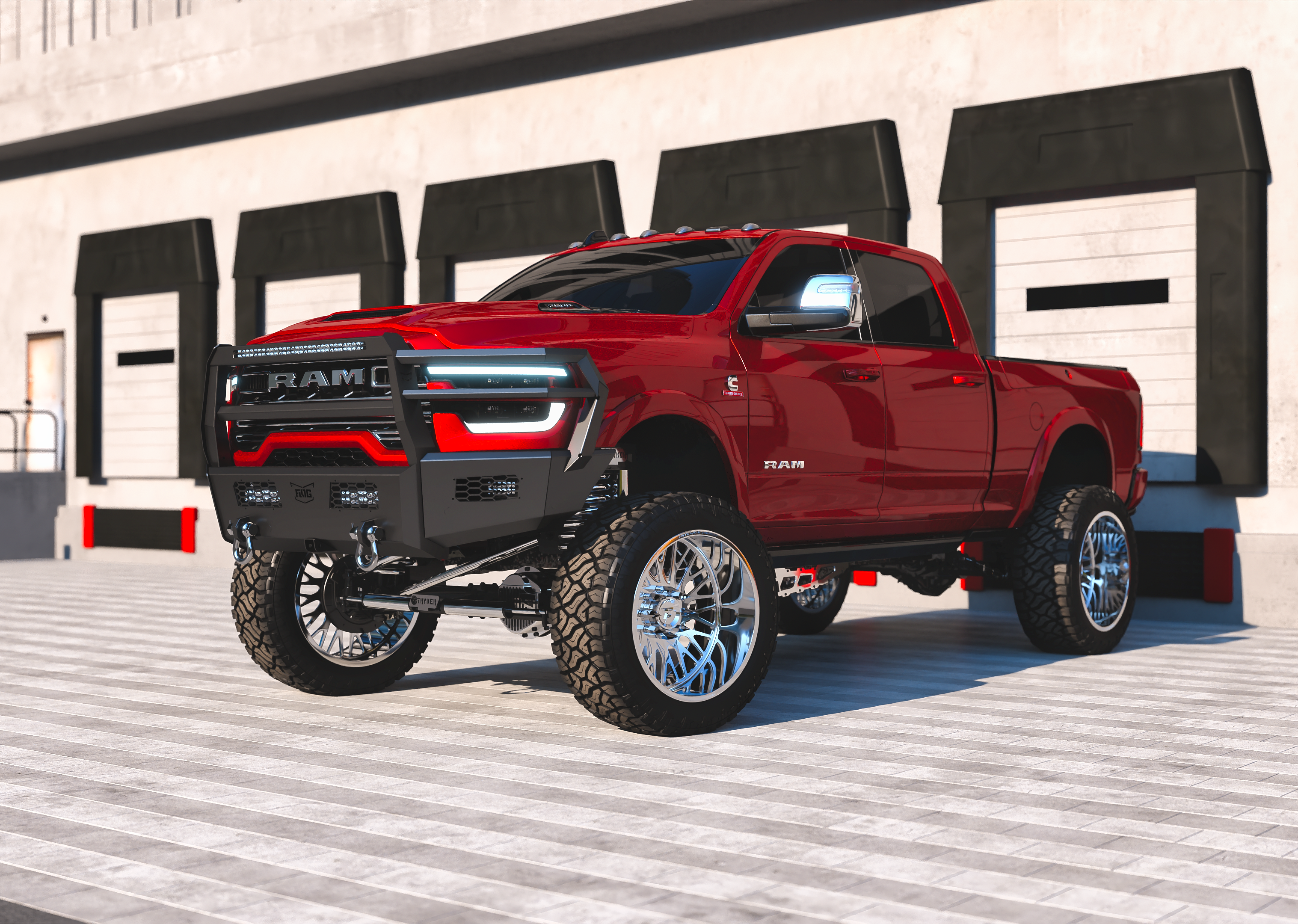 Frontier Series 2025+ Dodge Ram 2500/3500 Front Bumper - Full Guard