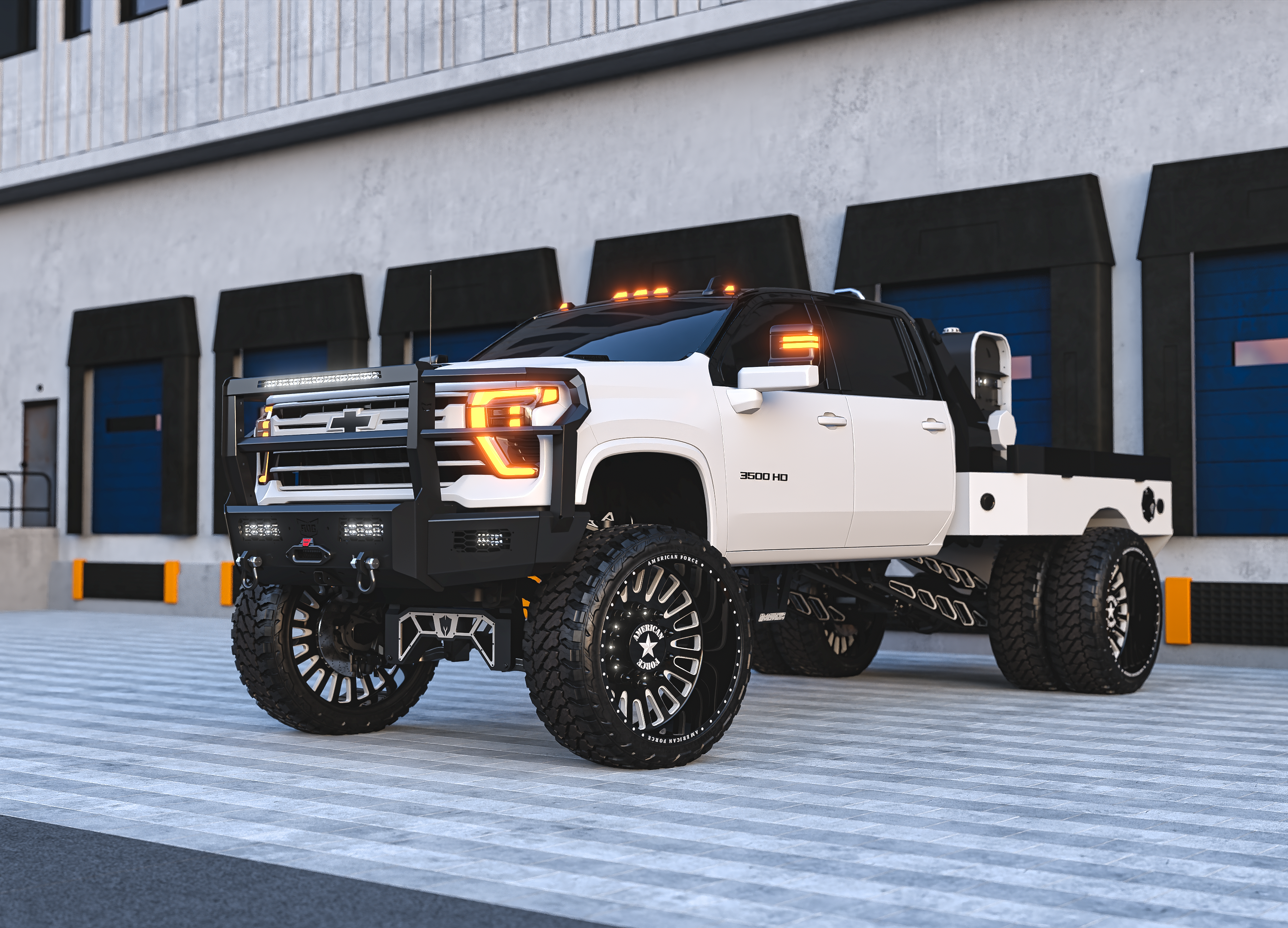 Frontier Series 2024+ Chevy 2500/3500 Front Bumper - Full Guard