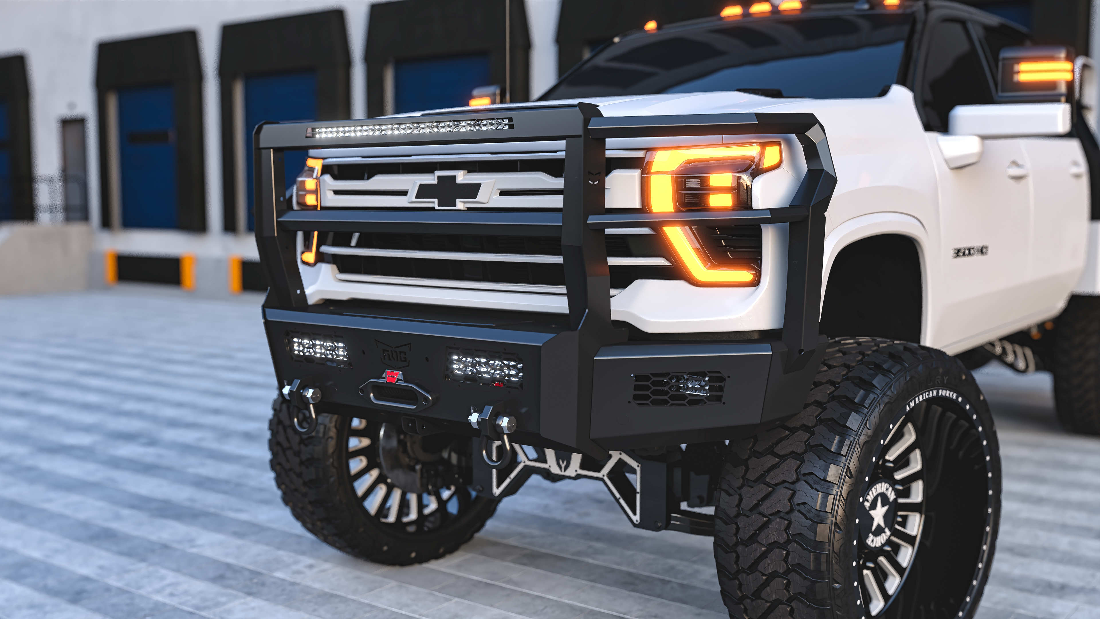 Frontier Series 2024+ Chevy 2500/3500 Front Bumper - Full Guard