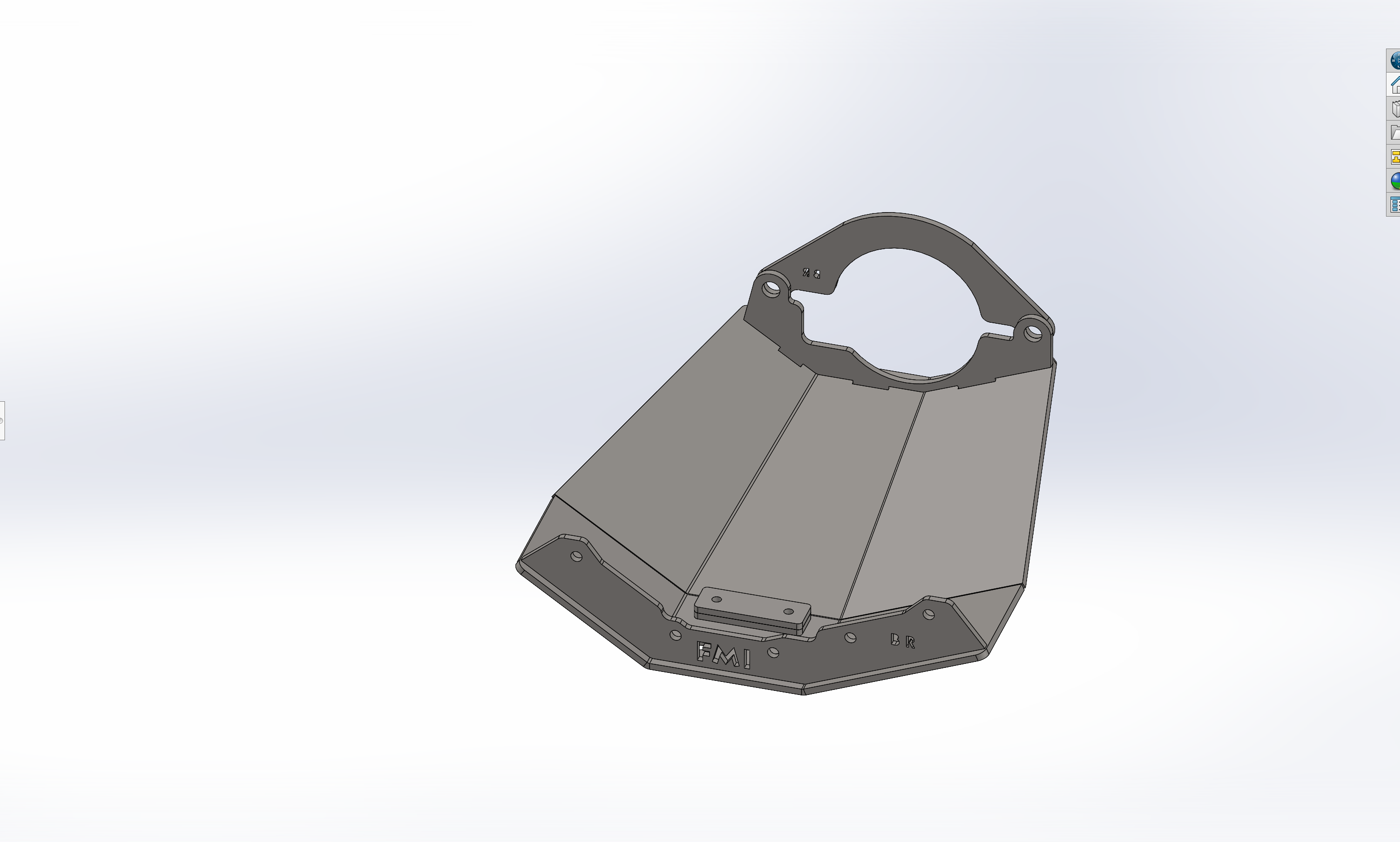 2022-UP Ford Bronco Raptor rear differential skid plate designed for enhanced protection and off-road performance.