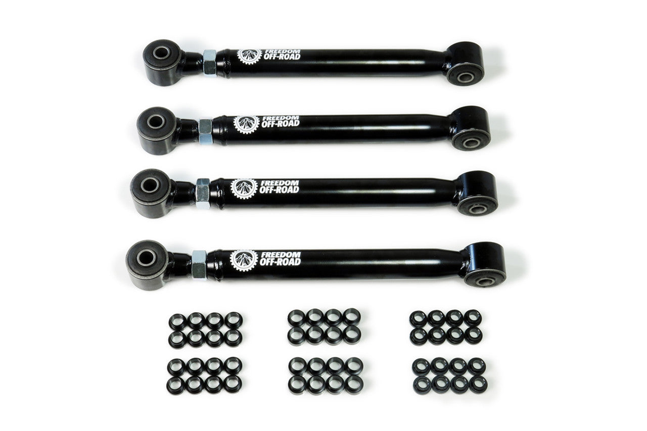 Adjustable front upper and lower control arms for 6-9 inch lift on 94-01 Ram 1500 and 94-09 Ram 2500/3500.