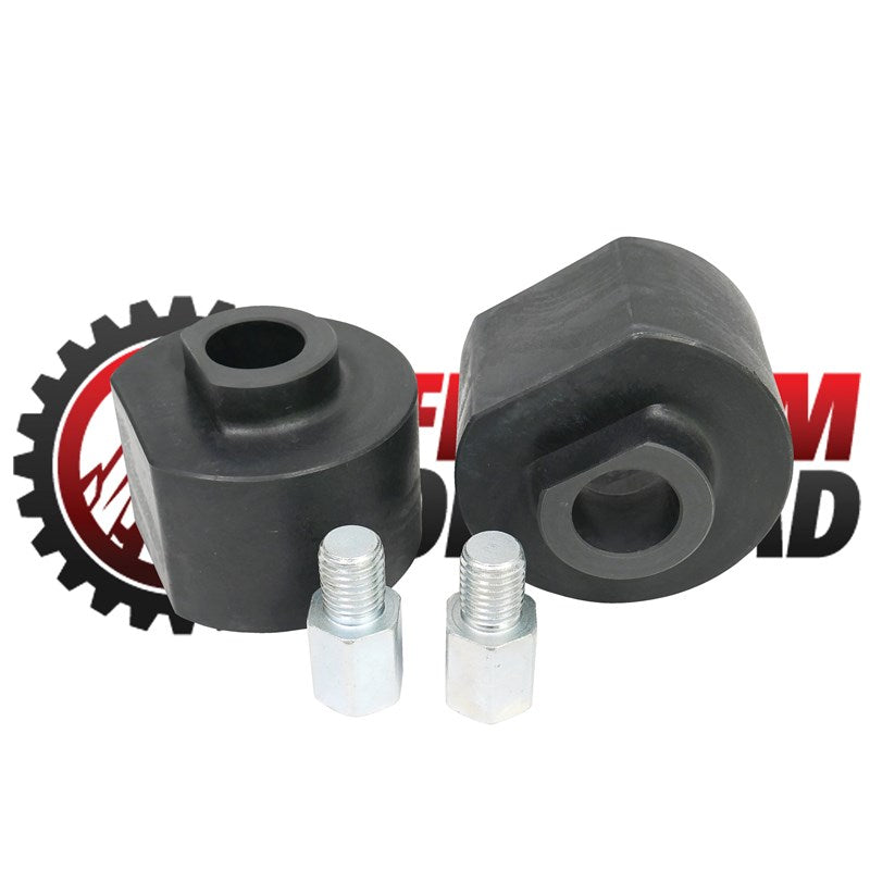 2.5 inch front leveling kit with shock extenders for 00-05 Excursion and 99-23 F-250/F-350 Super Duty 2WD.