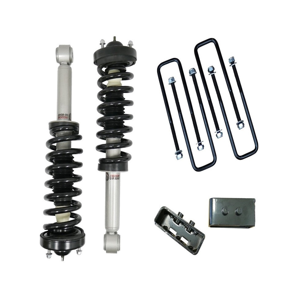 Front 3" Lift Quick Strut / 2" Rear Blocks w/ U Bolts #FO-F805F30+FO-F404+FO-F30120
