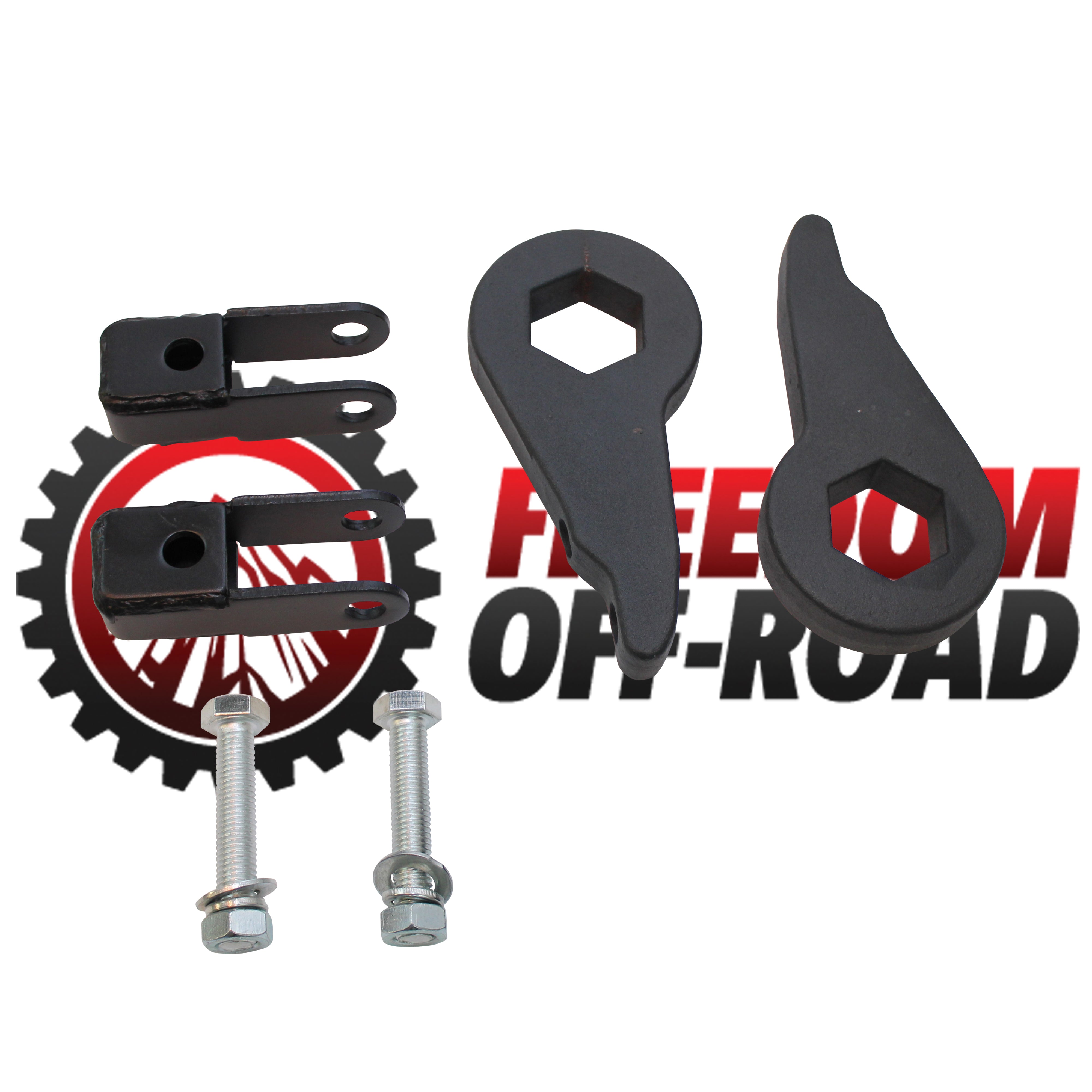 1"-3" Leveling Kit Torsion Keys w/ Shock Extenders #FO-G101F+FO-G406