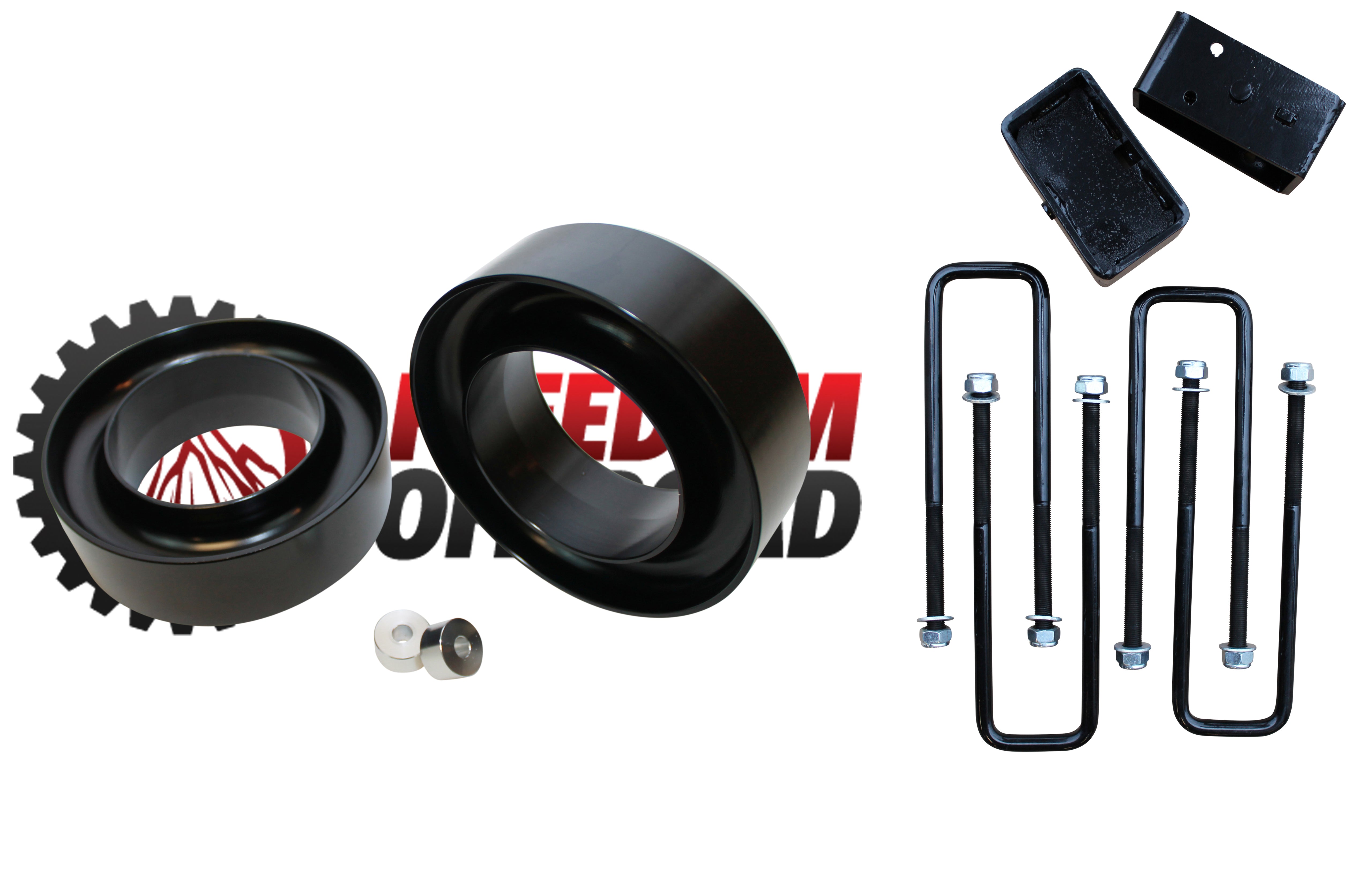 3" Front / 2" Rear Blocks w/ U-Bolts Lift Leveling  Kit  #FO-G301F30+FO-U30120+FO-G403