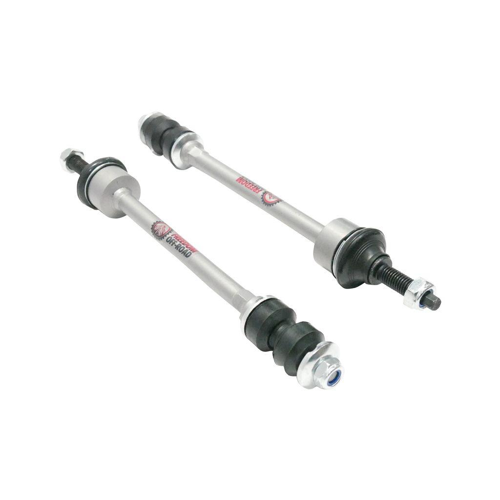 Front Extended Zinc-Nickel Sway Bar End Links for 2-3.5 Inch Lift 06-10 Dodge Ram 1500/11-18 Ram 1500/11-13 Ram 2500/3500/99-06 Chevrolet Silverado/GMC Sierra 1500/01-10 Chevrolet Silverado/GMC Sierra 2500/3500HD Freedom Off-Road