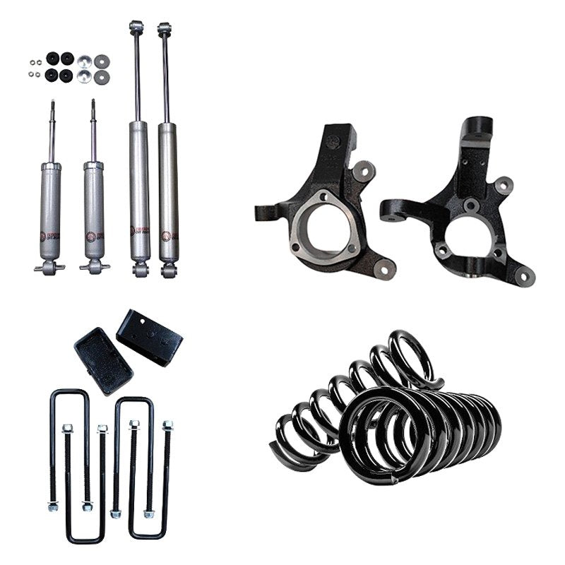 5 Inch Front / 3 Inch Rear Lift Kit w/ Shocks 99-06 Silverado/Sierra 1500 RWD Freedom Off-Road