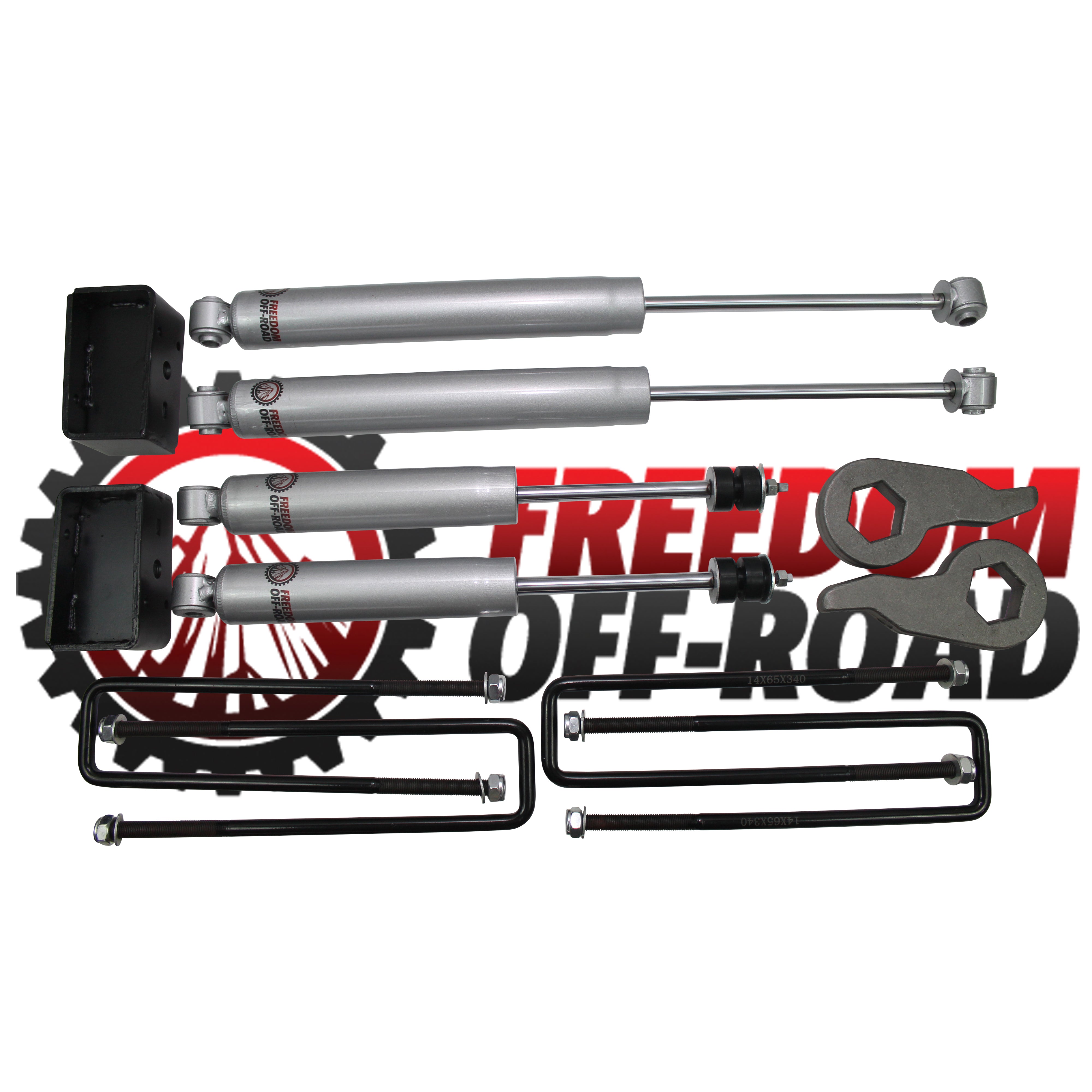 1-3" Leveling Kit w/ Shocks #FO-G502-KIT