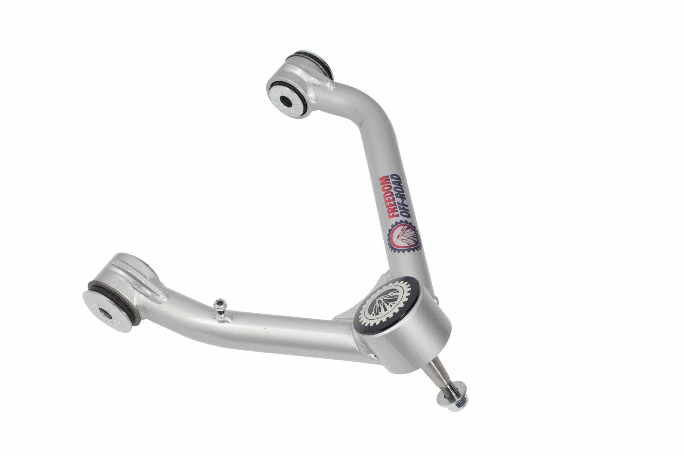 Front Upper Control Arms for 2-4 Inch Lift Uni-Ball 07-20 Escalade/ESV 07-13 Escalade EXT 07-13 Avalanche 07-18 Silverado/Sierra 1500 07-20 Tahoe 14-20 Suburban/Suburban 1500 07-20 Yukon Freedom Off-Road