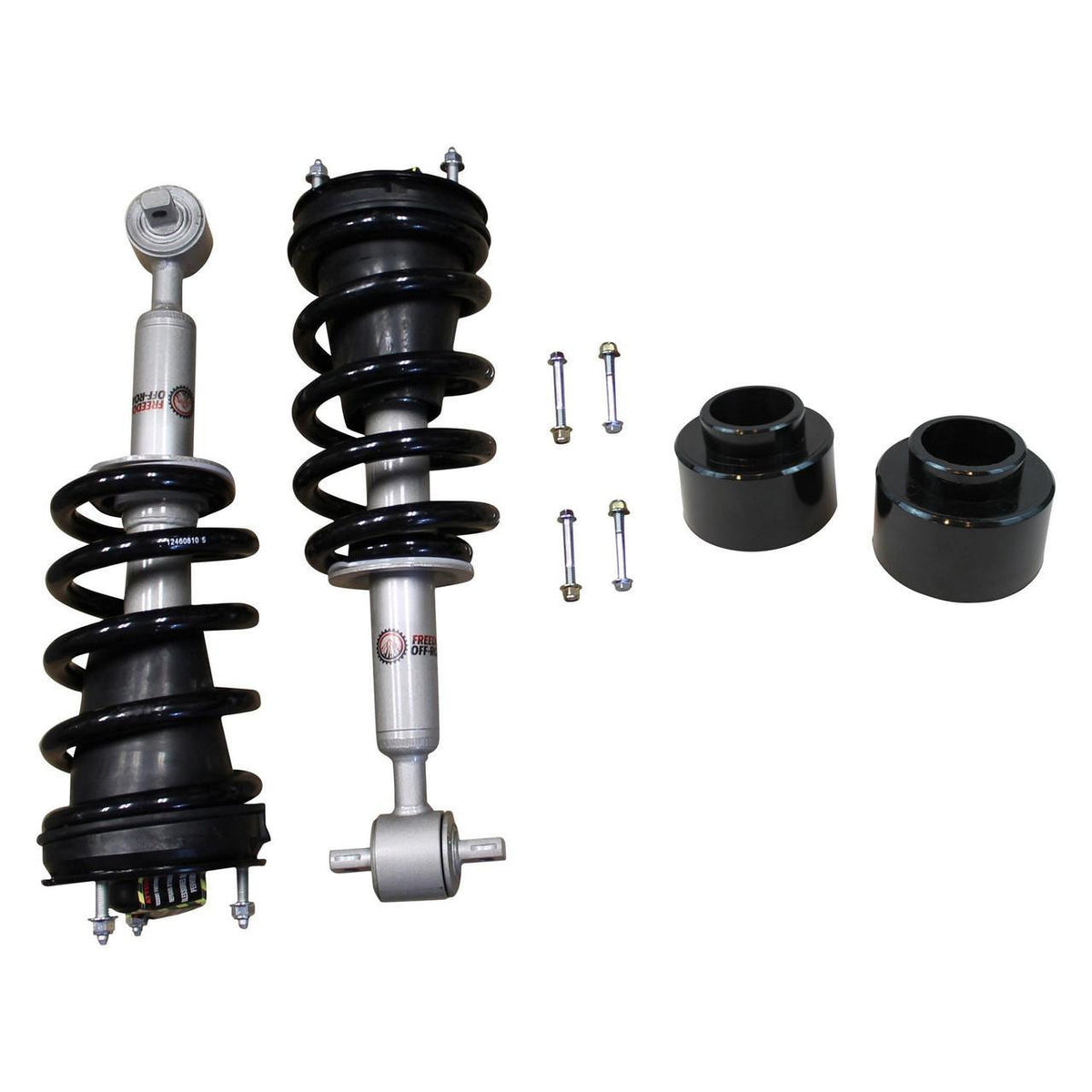 Front 2.5 Inch Lift Struts w/ Rear 2 Inch Spring Spacers 2007-2020 Tahoe/Yukon/Escalade/Suburban Freedom Off-Road