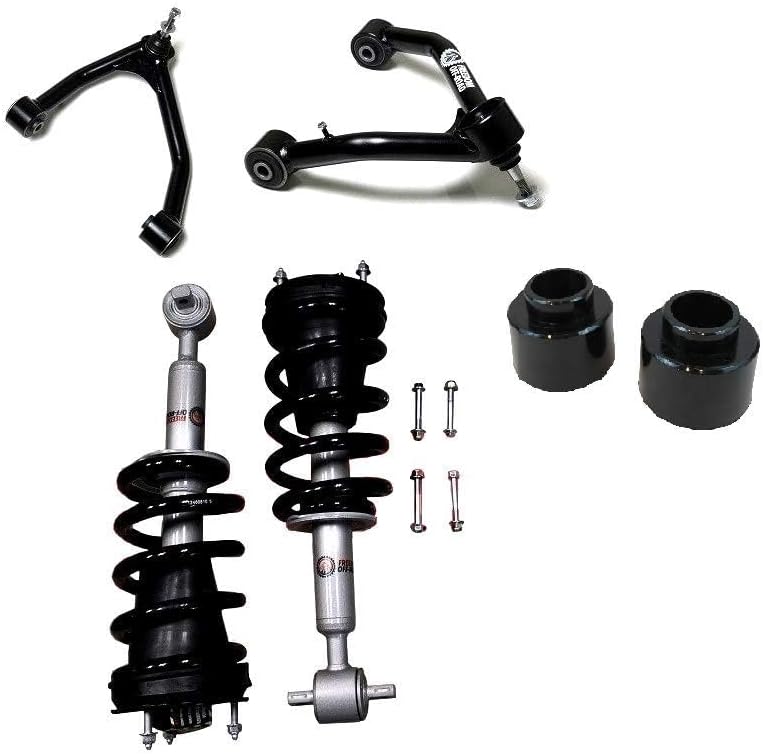 3-inch lift kit featuring front struts, rear lift spacers, and control arms for enhanced off-road performance.