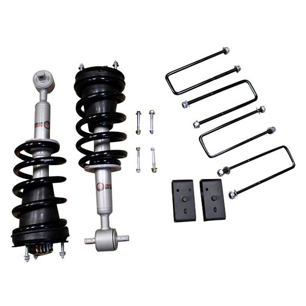 3 Inch Front Lift Struts and 2 Inch Rear Blocks w/ U-Bolts 2019-Present Silverado/Sierra 1500 Freedom Off-Road