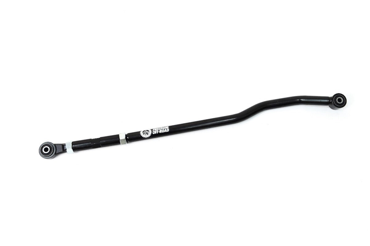 Adjustable rear track bar for 0-4 inch lift on 2018-2024 Wrangler JL, designed for off-road performance and stability.