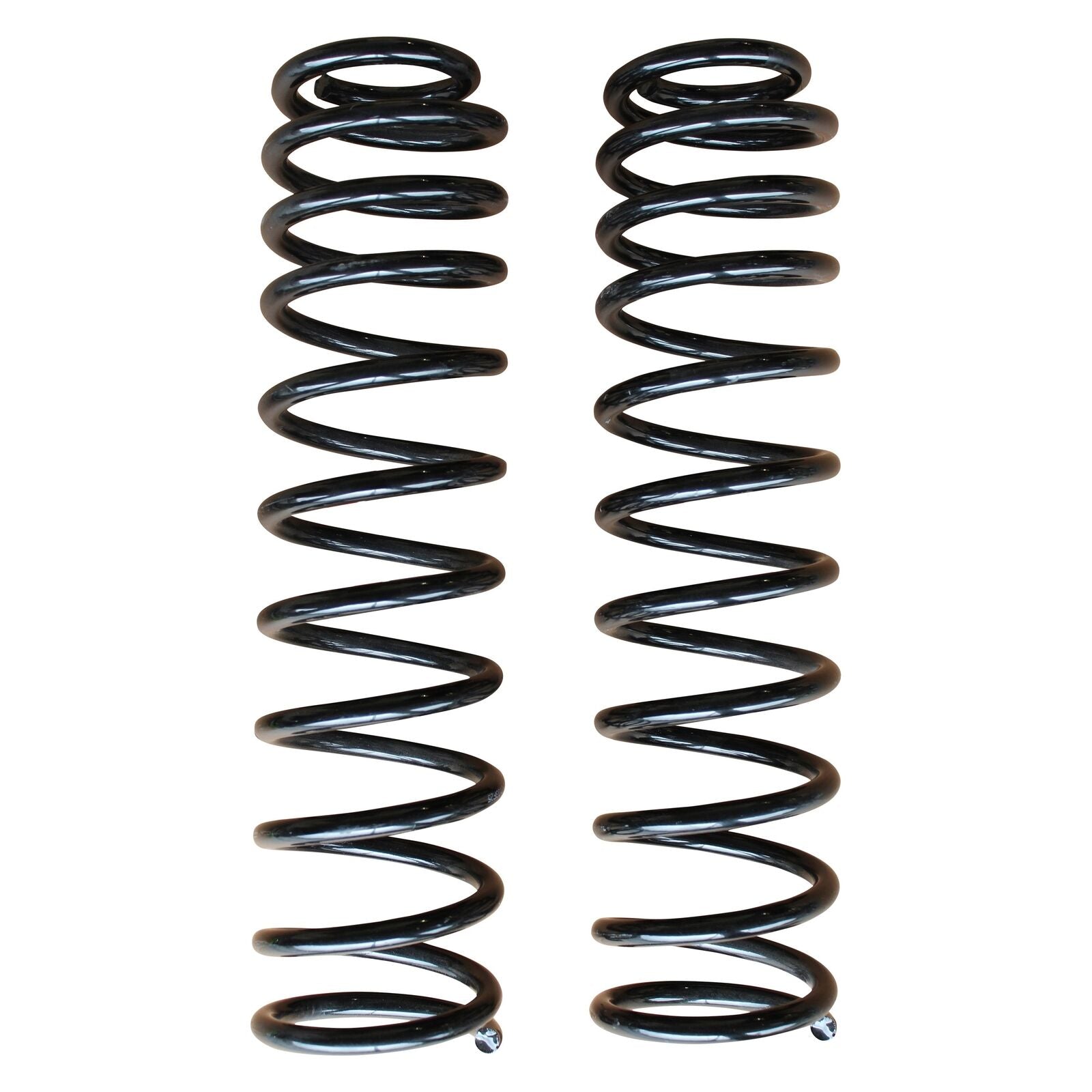 Front lift springs for 2018 and newer Jeep Wrangler JL, designed for 2-door and 4-door models, excluding 392 and 4XE.