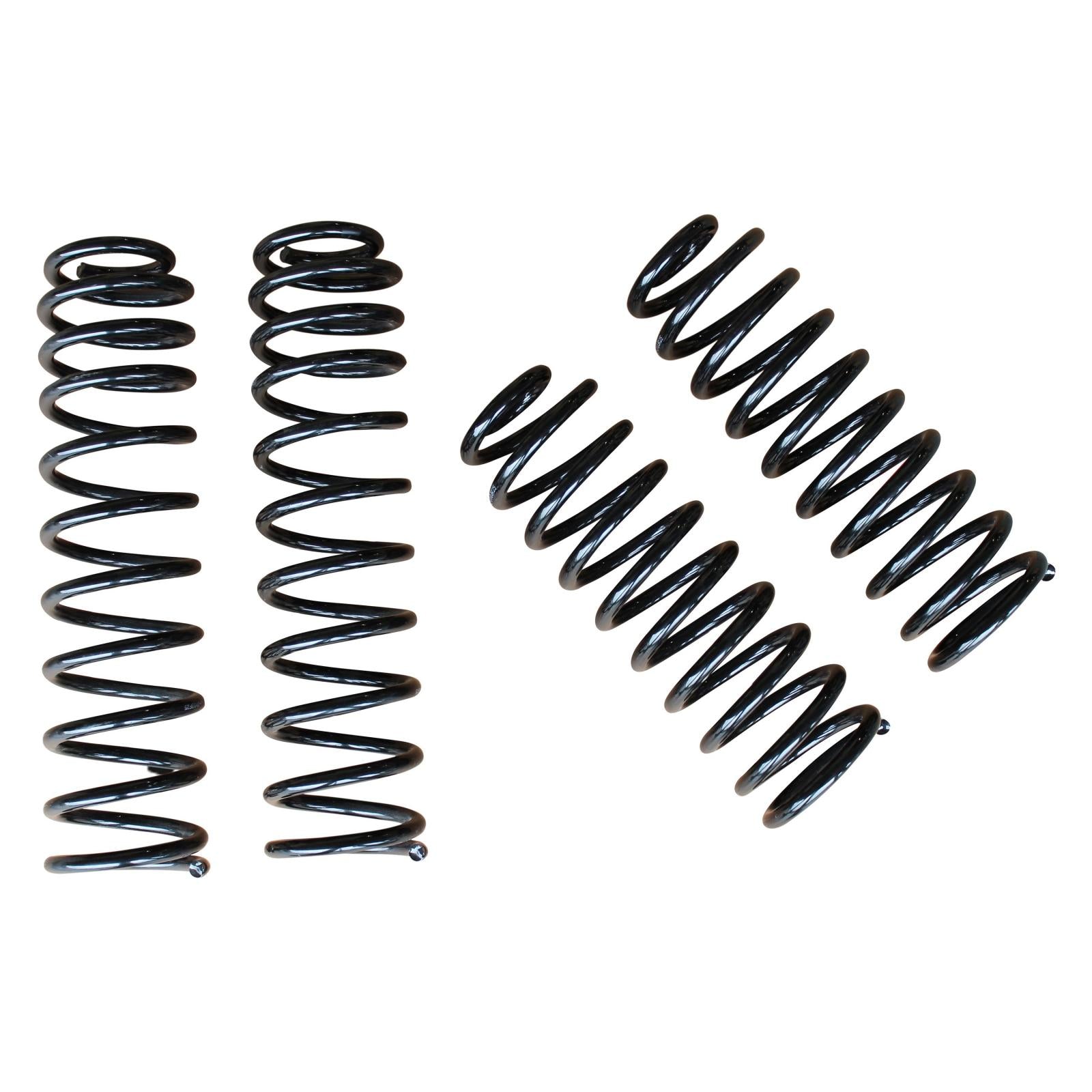 2.5 inch front and 2.0 inch rear lift springs for 1999-2004 Grand Cherokee, designed for off-road performance and stability.