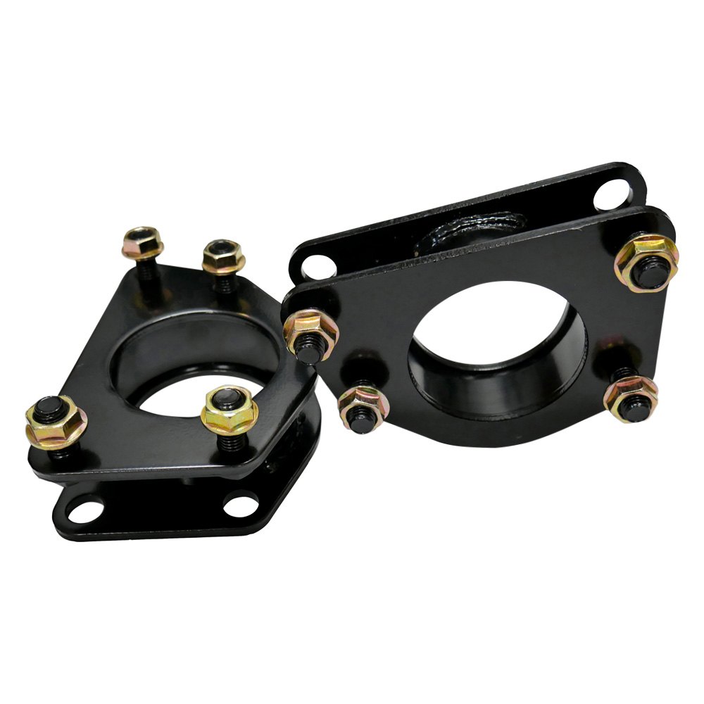 2.5 inch front lift spacers for 2007-2011 Dodge Nitro and 2008-2012 Jeep Liberty, designed for off-road performance.