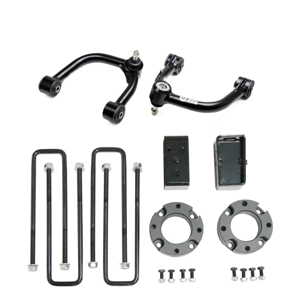3 Inch Lift Kit Front Spacers w/ Rear Blocks and Control Arms 05-23 Toyota Tacoma Freedom Off-Road