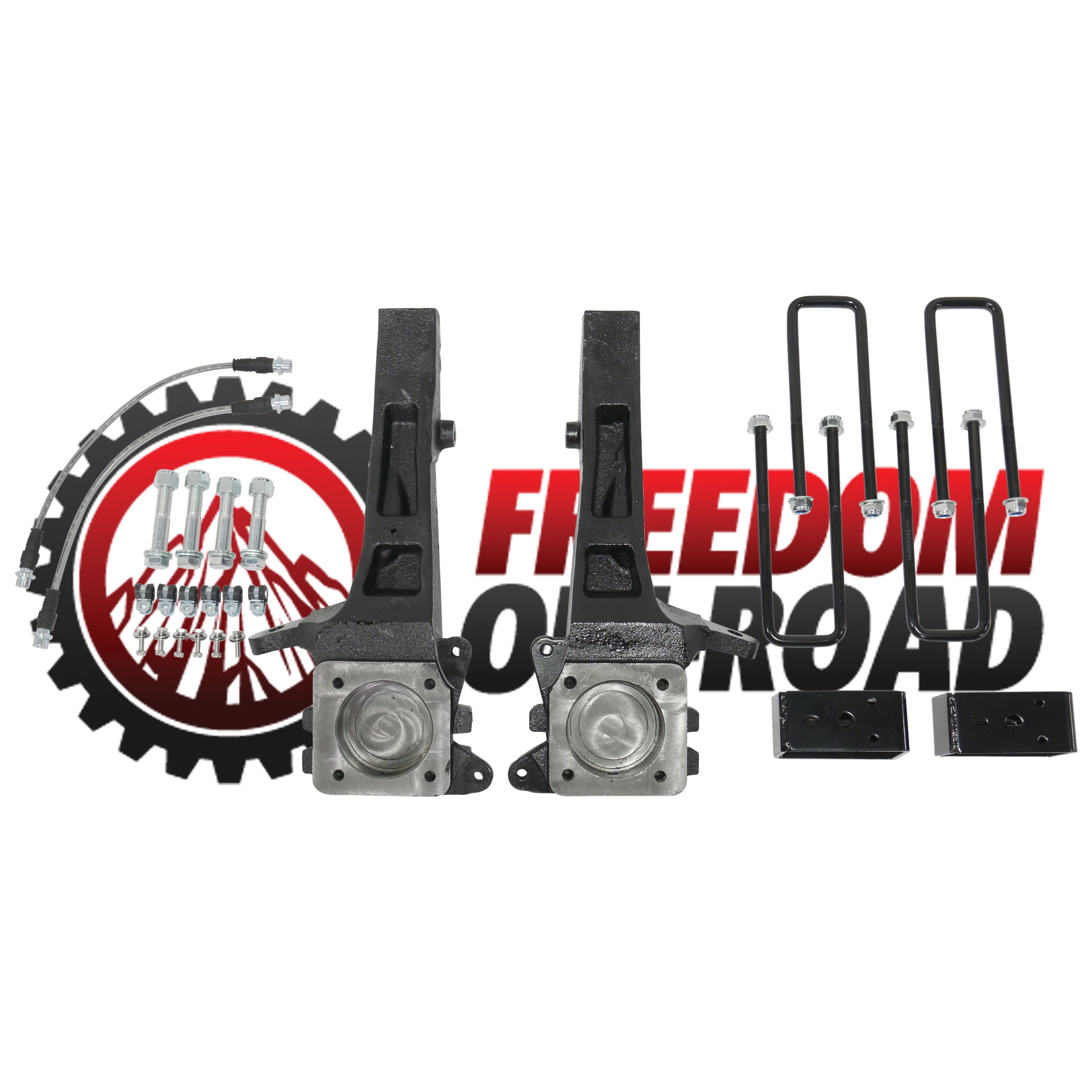 4" Front / 3" Rear Lift Kit #FO-T701F40+FO-U30130+FO-G403
