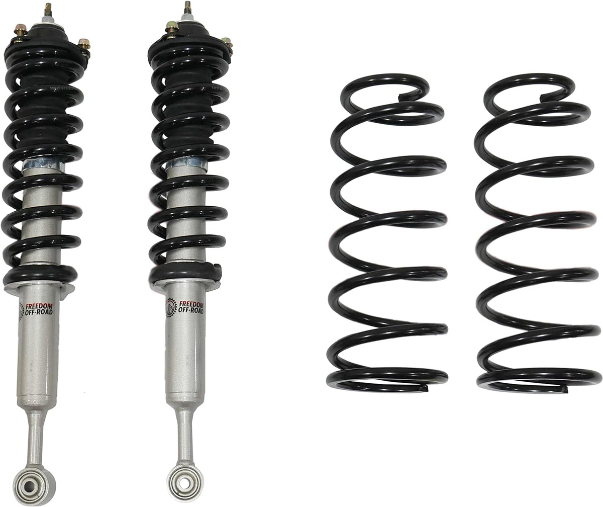 3 Inch Front Lift Struts with Rear 2 Inch Lift Springs 10-23 GX460 03-09 GX470 03-Up 4Runner 07-14 FJ Cruiser Freedom Off-Road