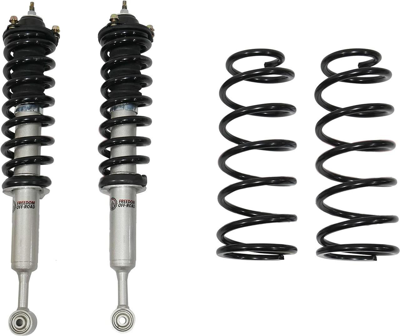 Front 3.5 Inch Lift Struts w/ Rear 3 Inch Lift Springs 2003-2024 Toyota 4Runner/Toyota GX470/Toyota GX460/Toyota FJ Cruiser Freedom Off-Road