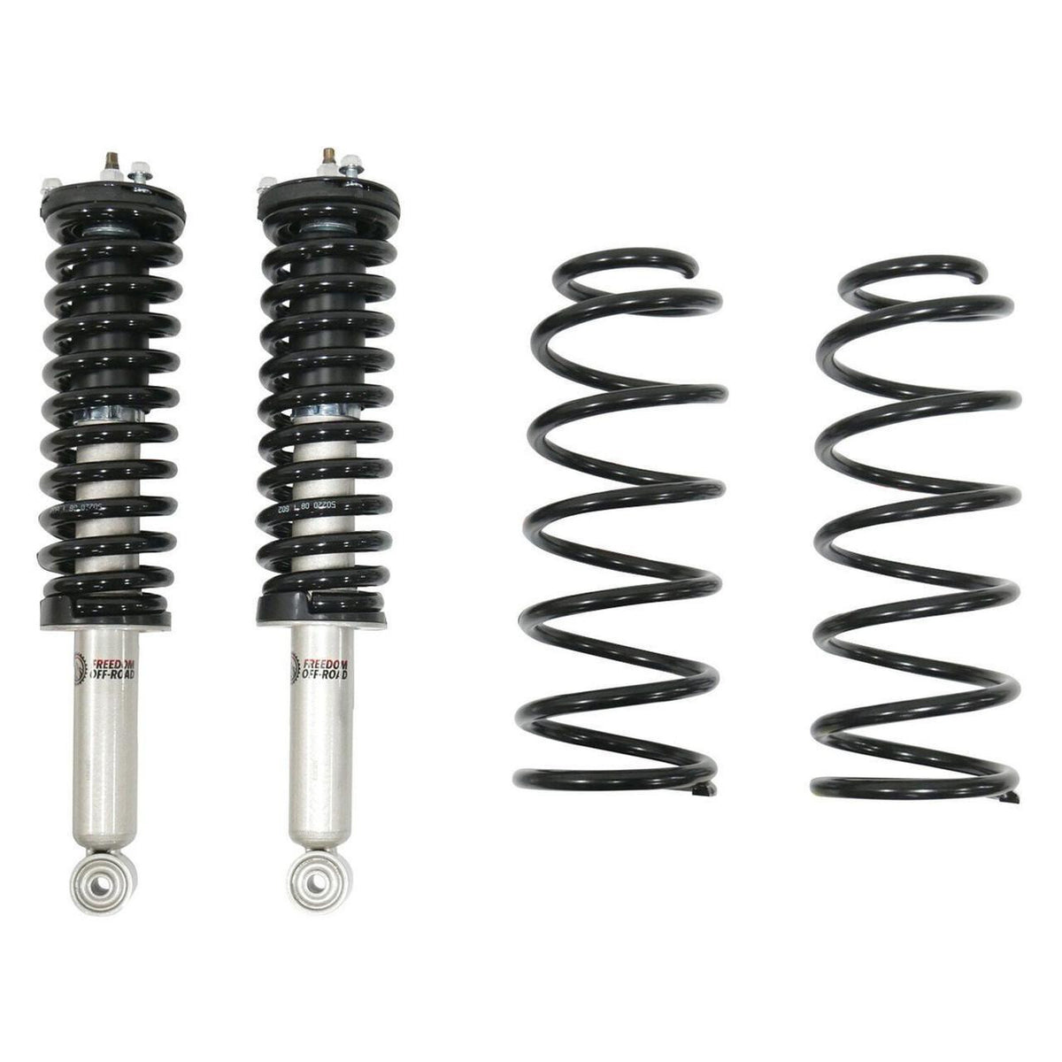 2 Inch Front Lift Struts with 2 Inch Rear Lift Springs 01-07 Toyota Sequoia Freedom Off-Road