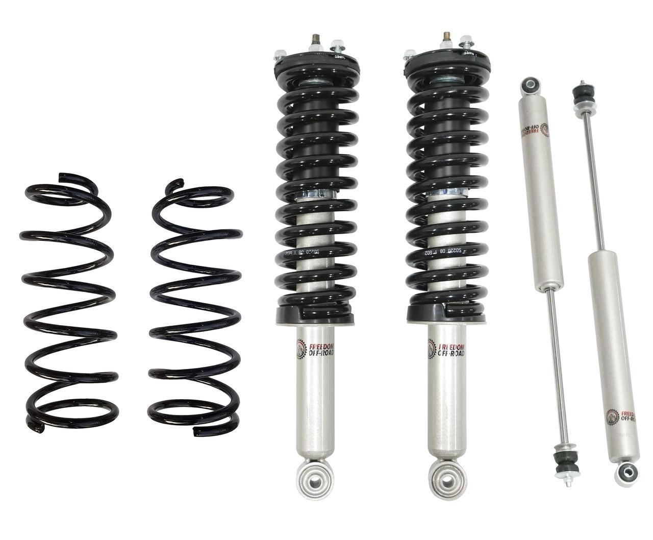 3 Inch Front Struts, 2 Inch Rear Springs, and Shocks Freedom Off-Road