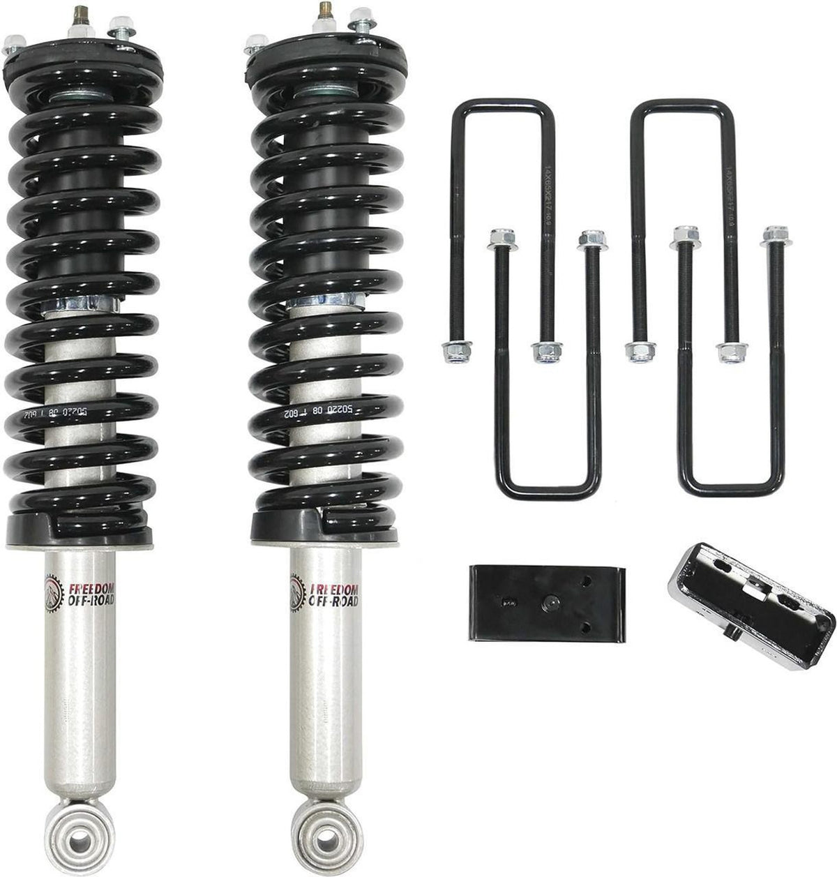 Front 3.5 Inch Lift Struts w/ Rear 3 Inch Blocks 1996-2004 Toyota Tacoma Freedom Off-Road