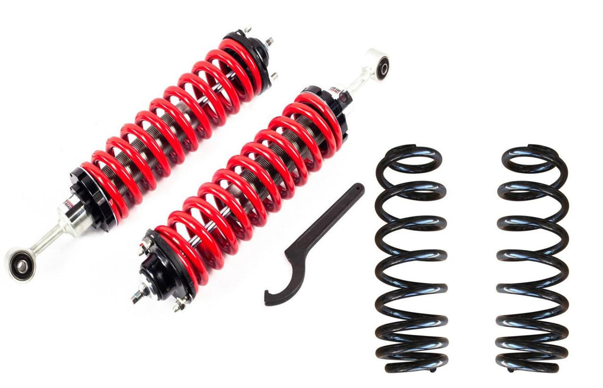 1-4 Inch Adjustable Coilovers w/ 2 Inch Rear Lift Springs 08-22 Toyota Sequoia Freedom Off-Road