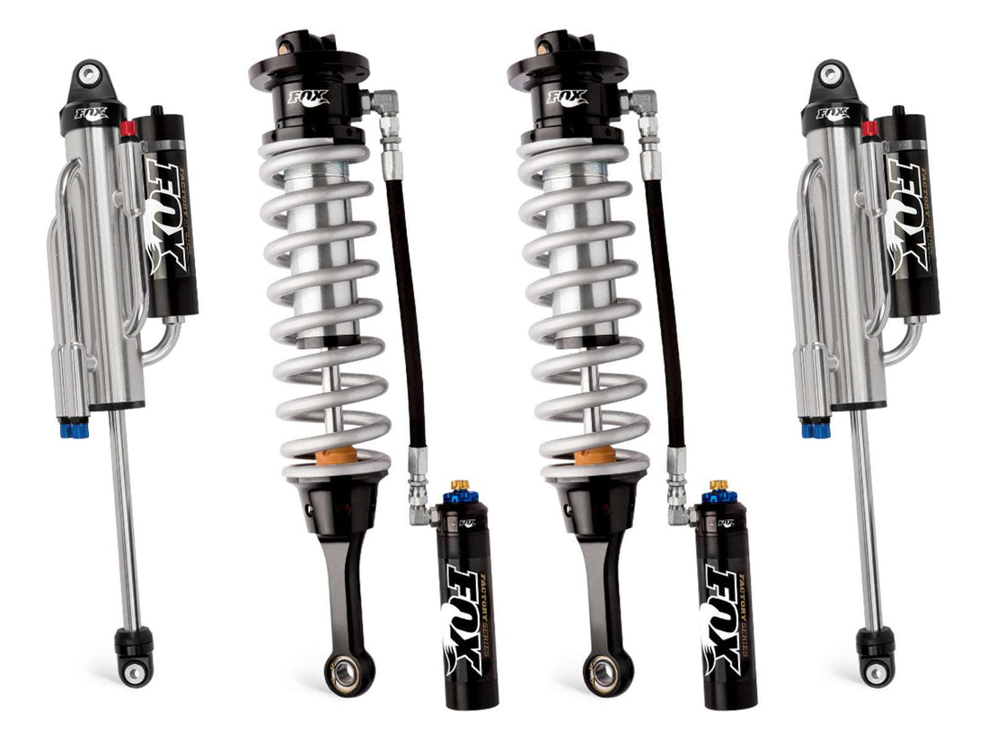 2010-14 Ford Raptor SVT FOX Factory Series Shock Package featuring high-performance shocks with adjustable features for off-road stability.