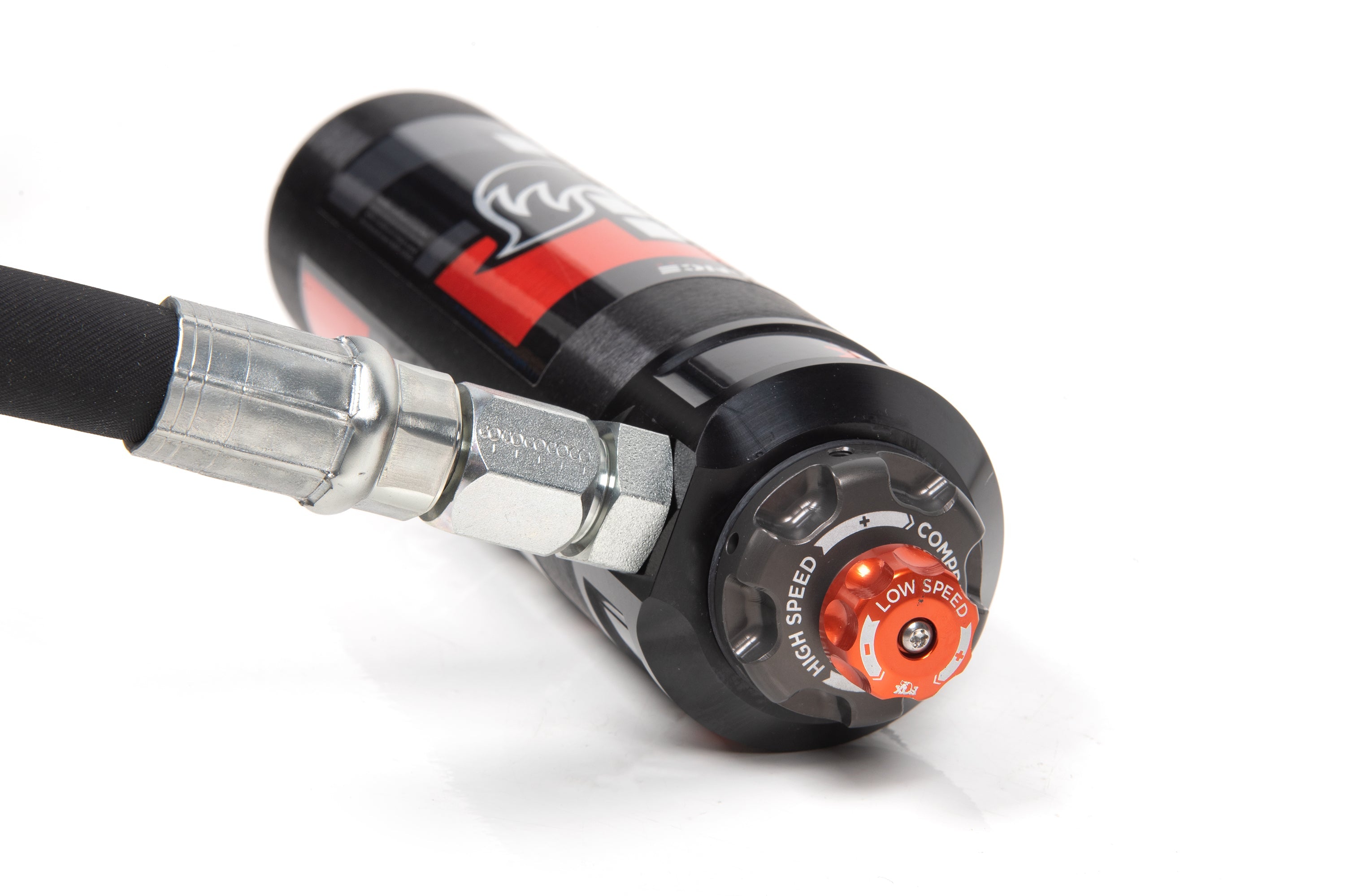 FOX 2.5 Coil-Over Shocks W/ DSC Reservoir Adjuster | 4 Inch Lift | Performance Elite Series | Ram 2500 (14-25) Ram 3500 (13-24) 4WD | Diesel