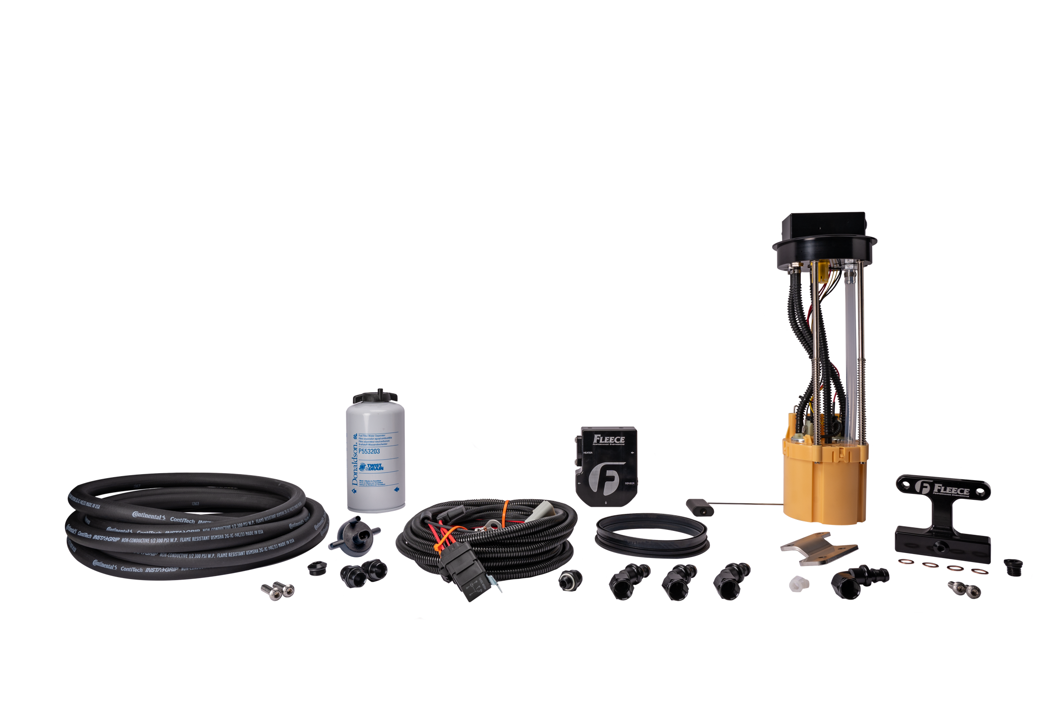 Fuel System Upgrade Kit with PowerFlo Lift Pump for 03-04 Dodge Cummins Fleece Performance