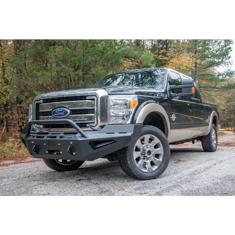 Fab Fours Red Steel Front Bumper w/ Pre Runner Guard Model FS11-RS2562-1