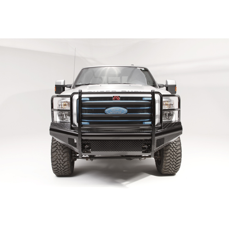 Fab Fours Black Steel Front Ranch Bumper w/ Grille Guard Model FS11-S2560-1
