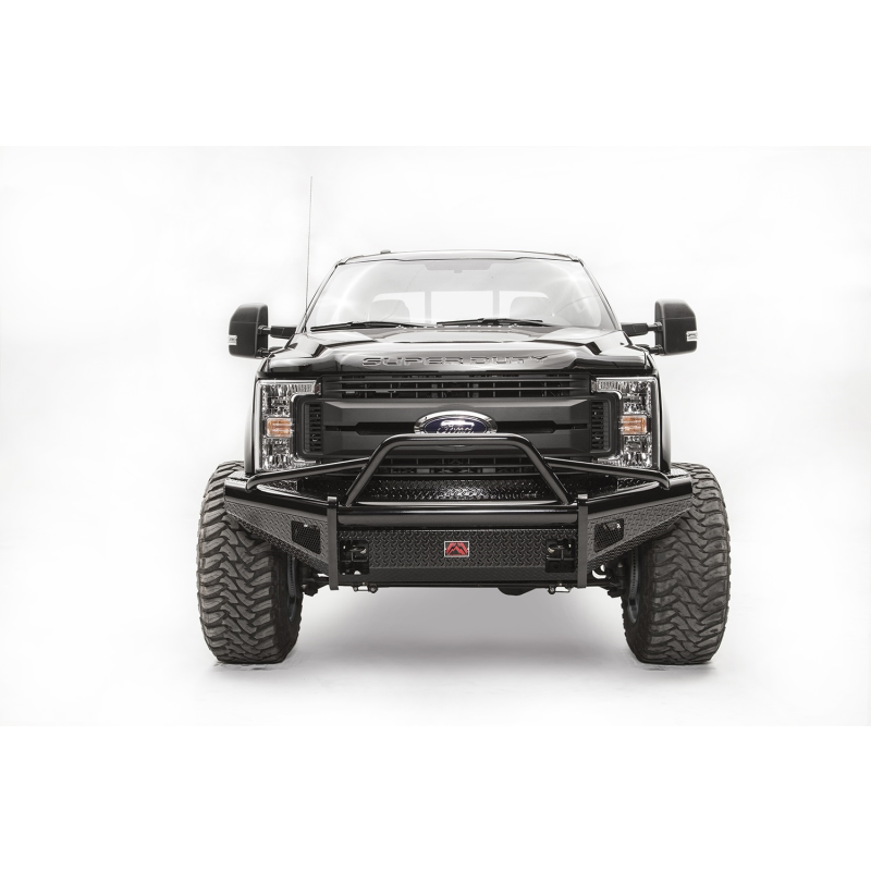 Fab Fours Black Steel Front Ranch Bumper w/ Pre Runner Guard Model FS17-S4162-1