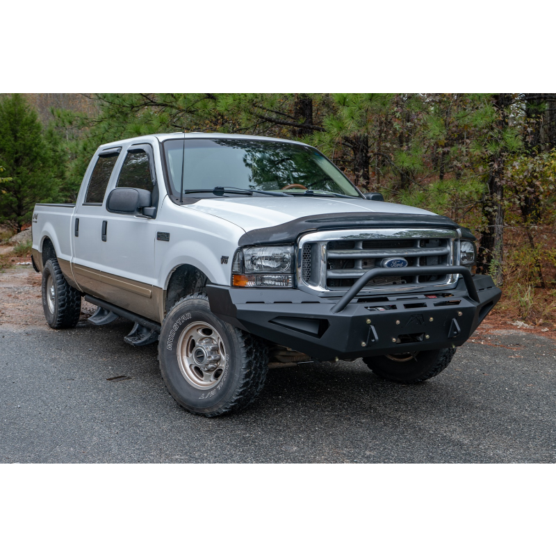 Fab Fours Red Steel Front Bumper w/ Pre Runner Guard Model FS99-RS1662-1