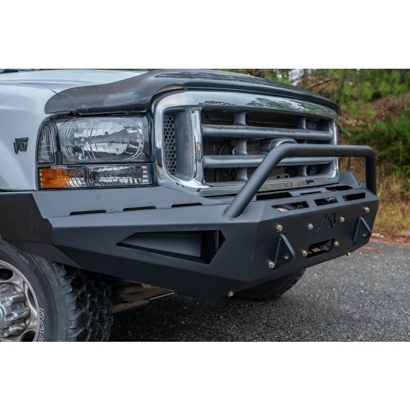 Fab Fours Red Steel Front Bumper w/ Pre Runner Guard Model FS99-RS1662-1