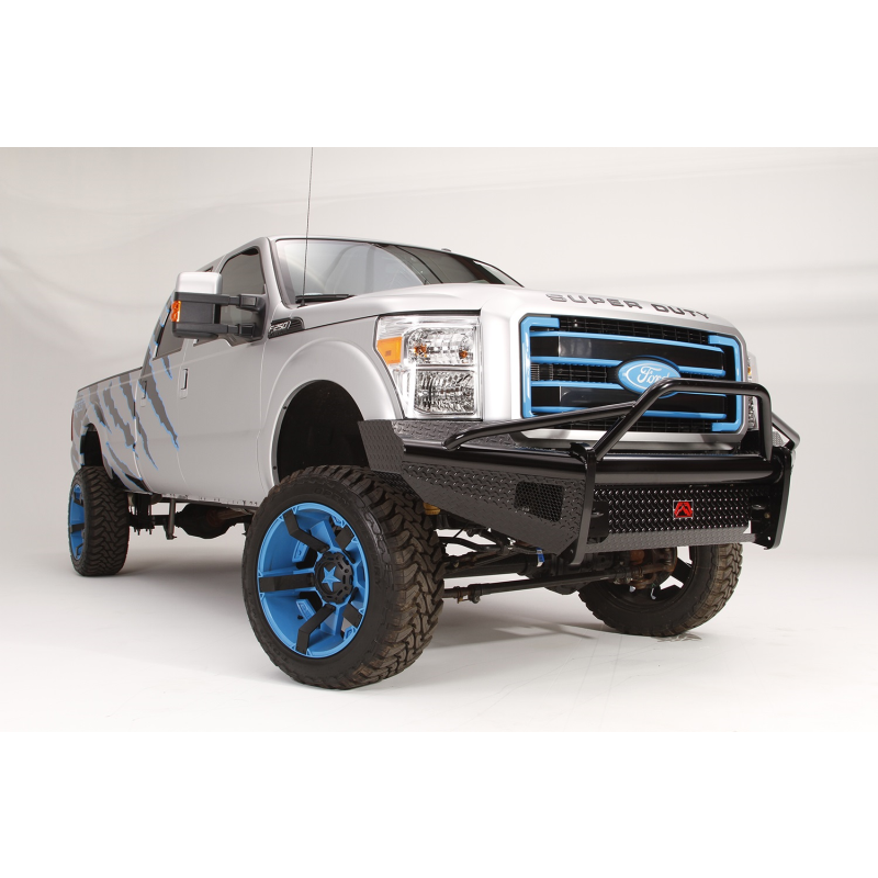 Fab Fours Black Steel Front Ranch Bumper w/ Pre Runner Guard Model FS99-S1662-1