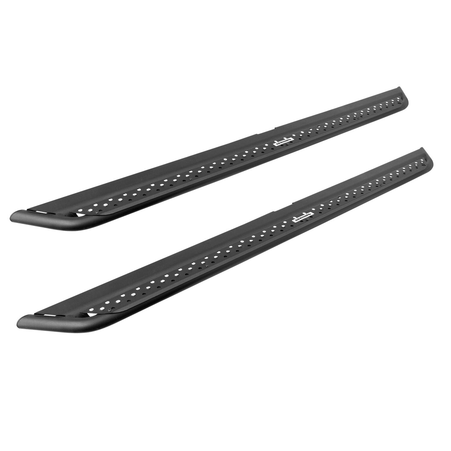 Dominator Xtreme DSS SideSteps 73 Inch With Frame Mounted Bracket Kit Textured Black 2021-2025 Ford Bronco Go Rhino