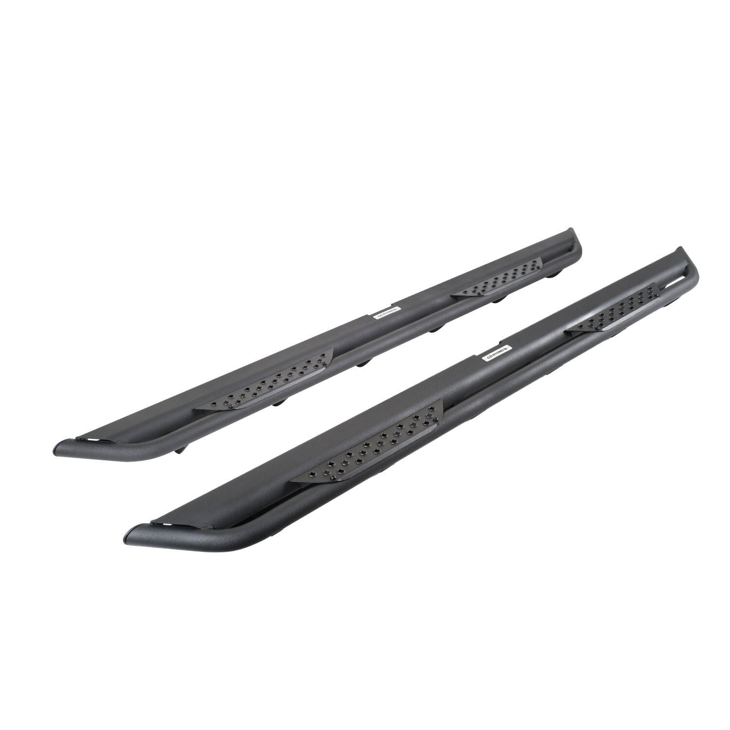 Dominator Xtreme DT Side Steps with Frame Mounting Bracket Kit Double Cab only Textured Black 2024-2026 Toyota Tacoma Go Rhino