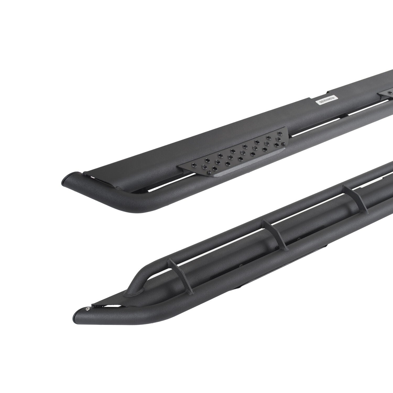 Dominator Xtreme DT Side Steps with Frame Mounting Bracket Kit Double Cab only Textured Black 2024-2026 Toyota Tacoma Go Rhino