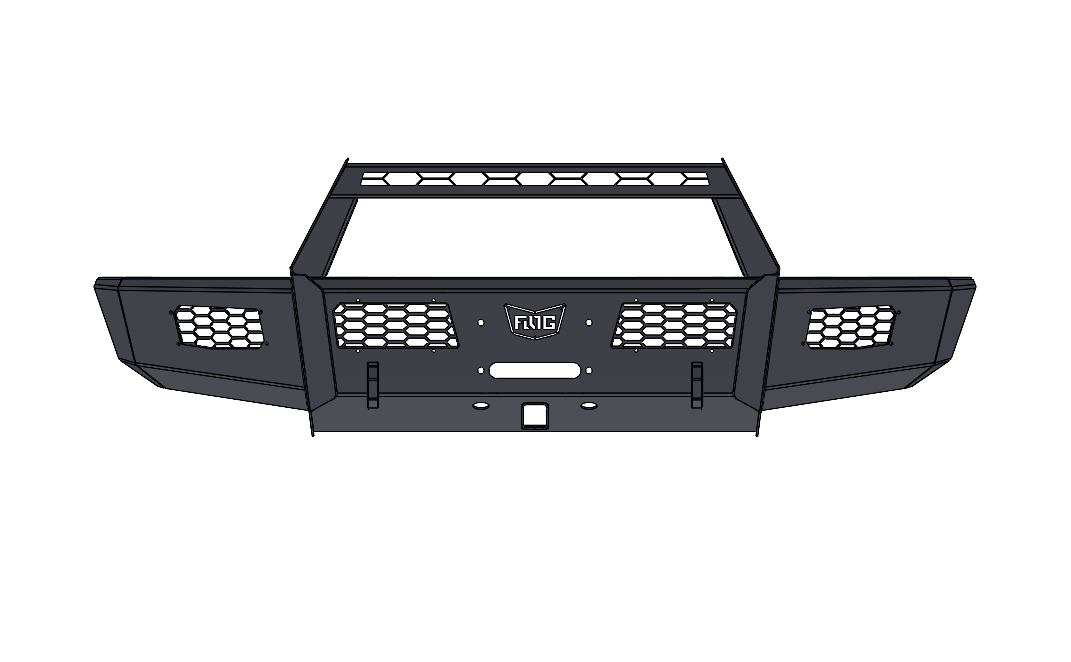 Frontier Series 2017-2019 Ford F250/F550 Front Bumper - Bull Bar Model